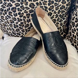 🎊 Closet closing! Authentic Chanel espadrilles, good used condition